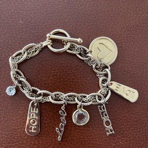 Loft, Love & Hope Charm Bracelet